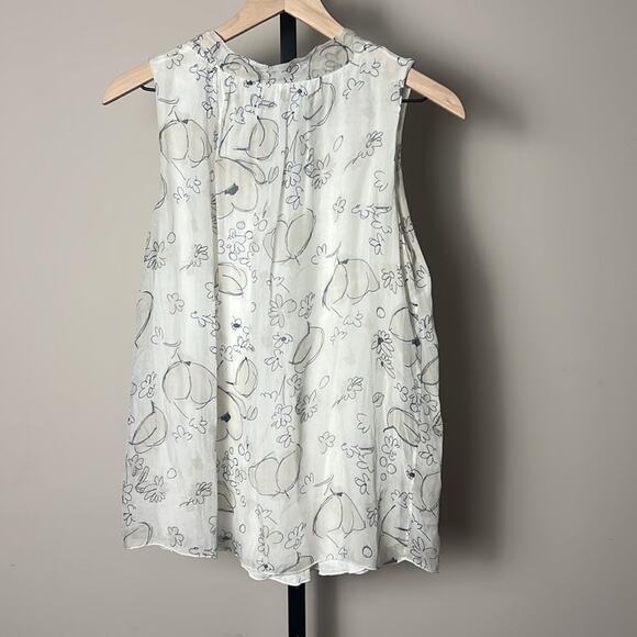 Carla Conti Silk Floral Top Size Small - Picture 2 of 7